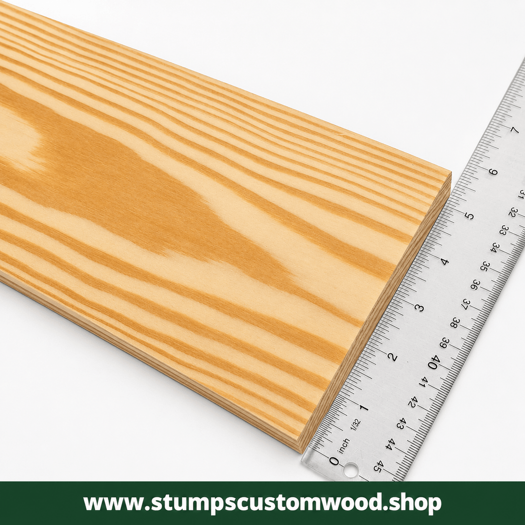 Custom 1x6 Pine Board Cut to Length - Stumps Custom Wood
