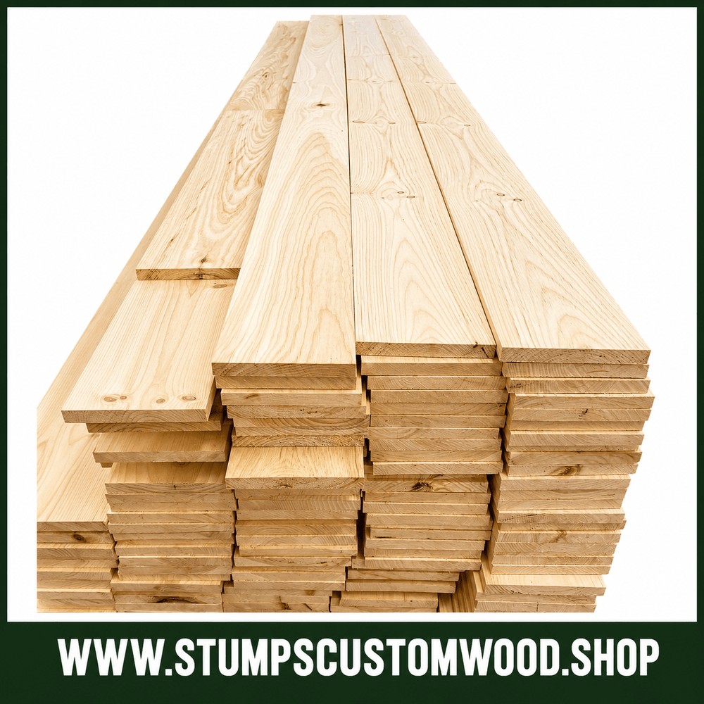 Custom 1x8 Pine Board Cut to Length - Stumps Custom Wood