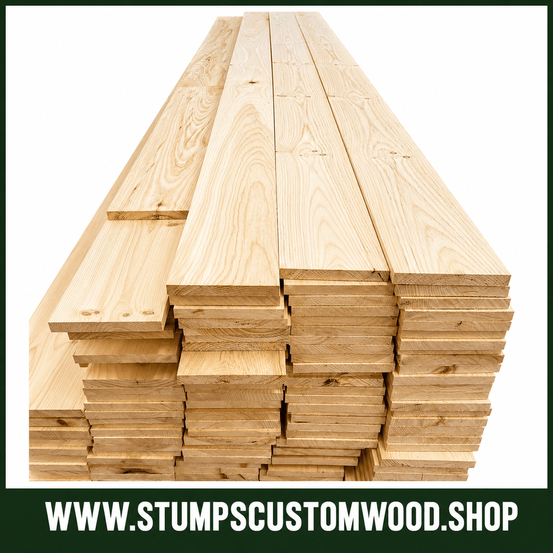 Custom 1x8 Pine Board Cut to Length - Stumps Custom Wood