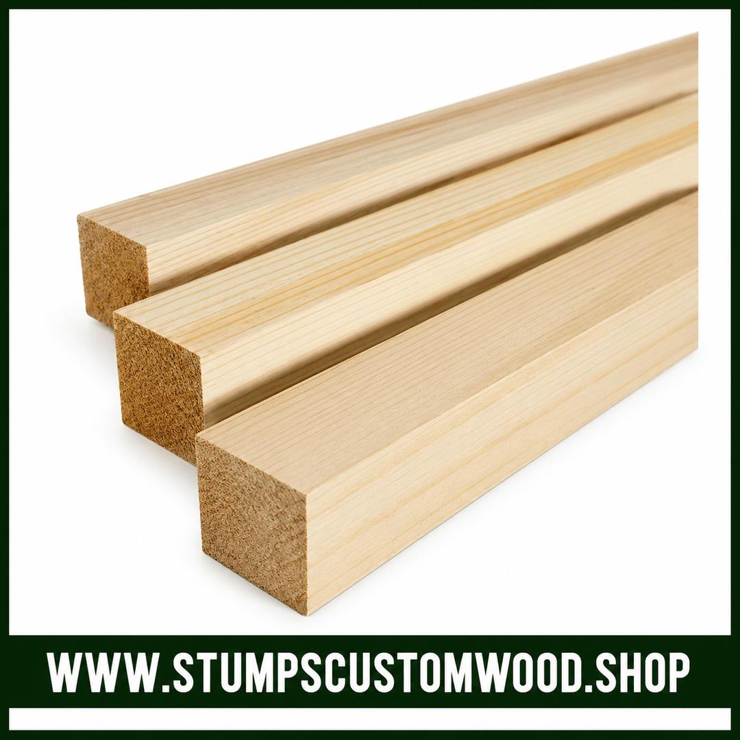 Custom 2x2 Pine Board Cut to Length - Stumps Custom Wood