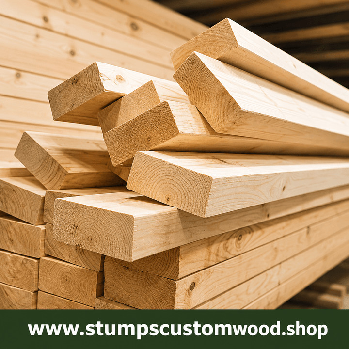 Custom 2x4 Pine Lumber Cut to Length - Stumps Custom Wood