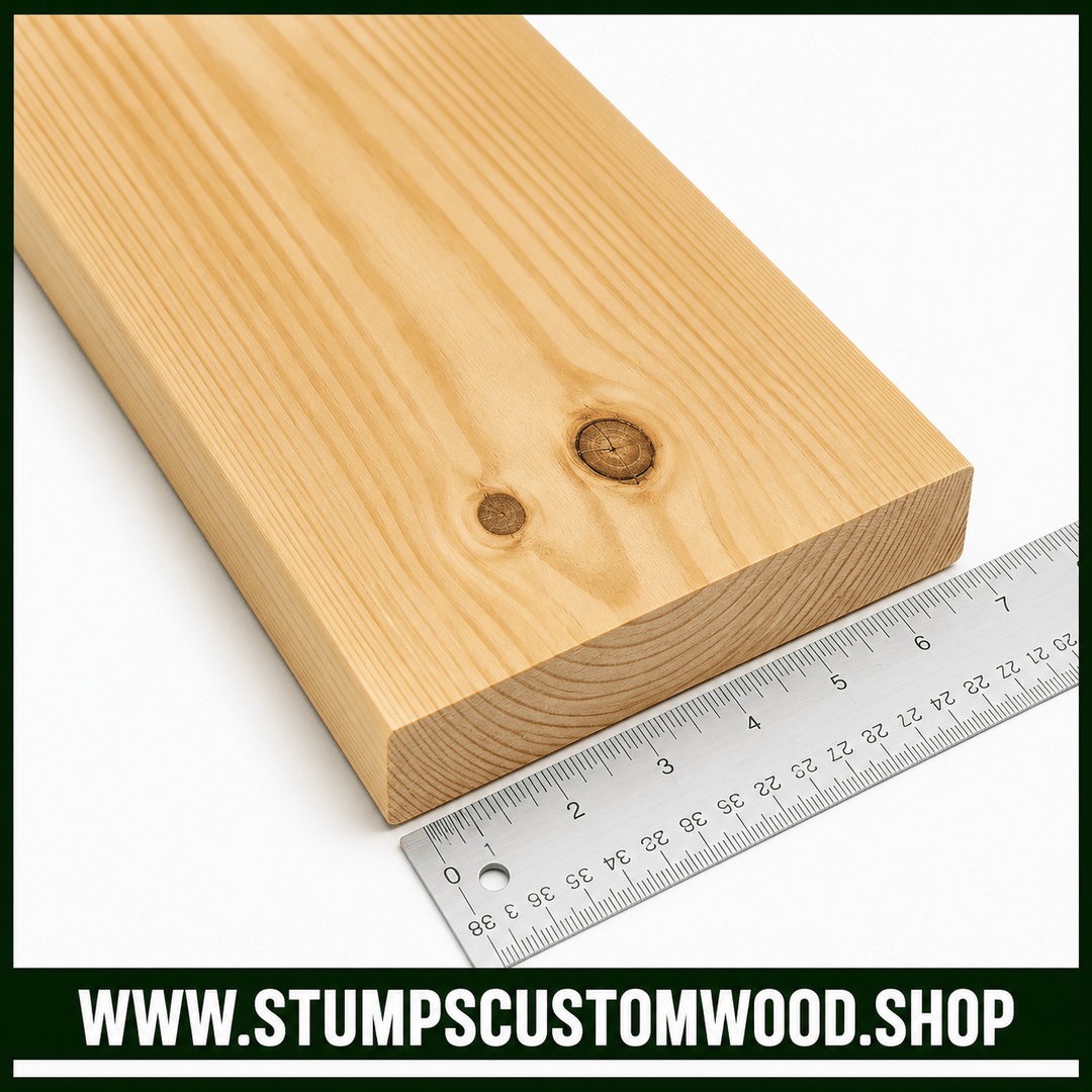 Custom 2x8 Pine Lumber Cut to Length - Stumps Custom Wood
