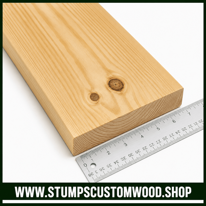 Custom 2x8 Pine Lumber Cut to Length - Stumps Custom Wood