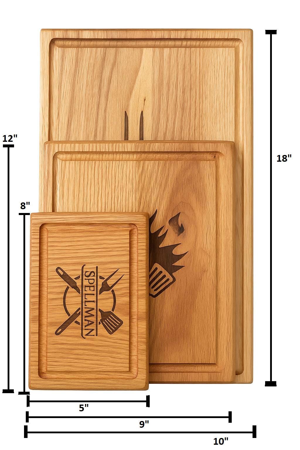 Custom BBQ Cutting Board, Fathers Day Gift, Barbeque Serving Tray - Stumps Custom Wood