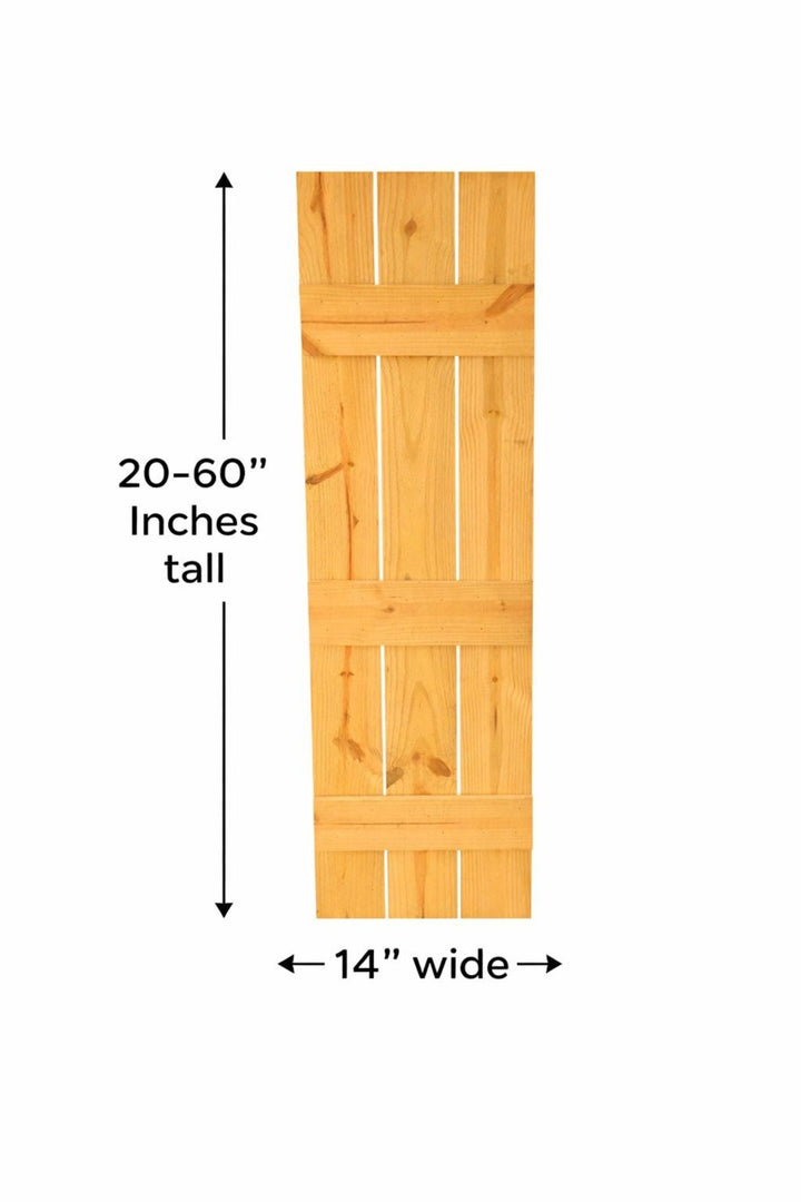 Custom Cedar Window Shutters | Exterior Wood - Stumps Custom Wood