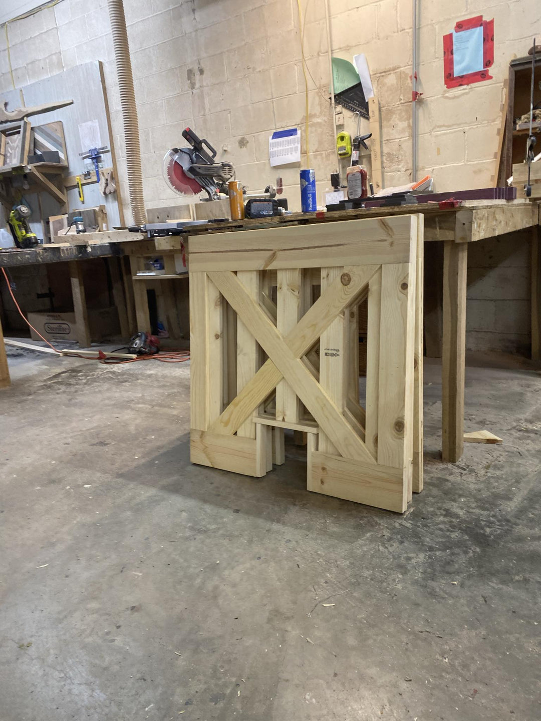 custom pet gate with door | Handmade Indoor/Outdoor Safety Gate - Stumps Custom Wood