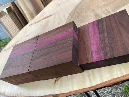 Exotic Wood Coasters | Handmade Hardwood Drink Coaster Set - Stumps Custom Wood