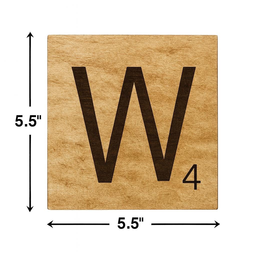 Family Scrabble Name Blocks: Personalized Wooden Tiles Wall Art - Stumps Custom Wood