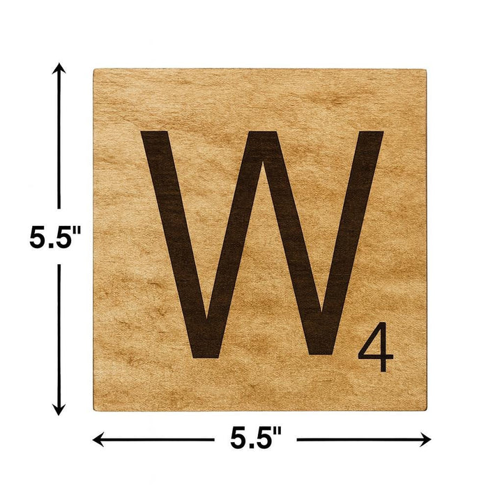 Family Scrabble Name Blocks: Personalized Wooden Tiles Wall Art - Stumps Custom Wood