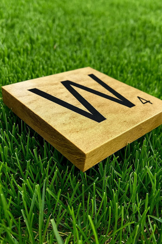 Family Scrabble Name Blocks: Personalized Wooden Tiles Wall Art - Stumps Custom Wood