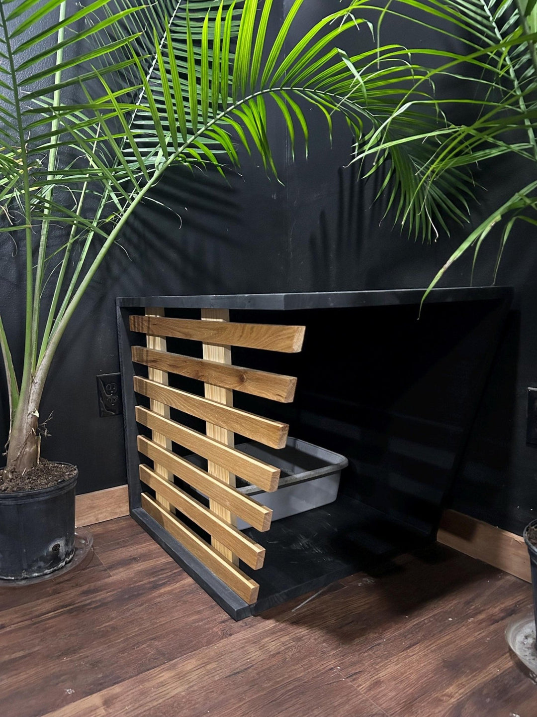 Handcrafted Cat Litter Box Enclosure | Furniture Style Cabinet - Stumps Custom Wood