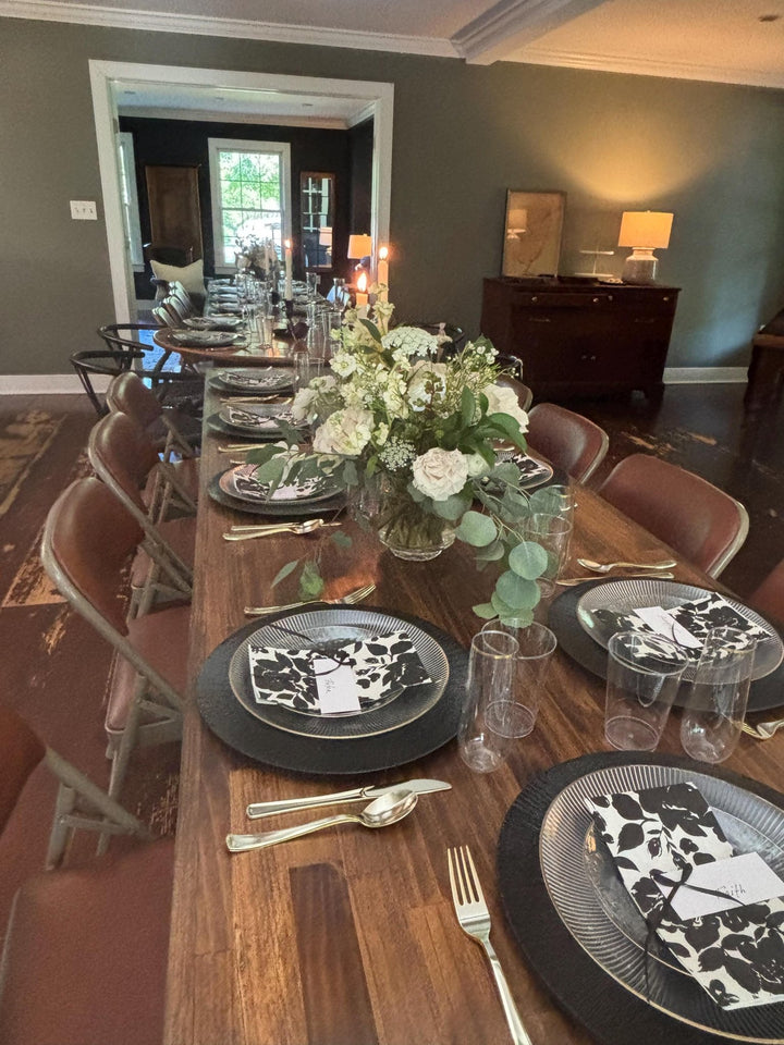 Handmade Rustic Wood Folding Table Cover: Custom Event Table Topper - Stumps Custom Wood
