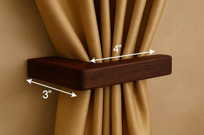 Handmade wooden curtain tie backs - Luxury Curtain Tie Backs - Stumps Custom Wood