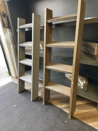 Blanket & Planter Holder | Leaning Ladder Blanket Rack & Towel Shelf