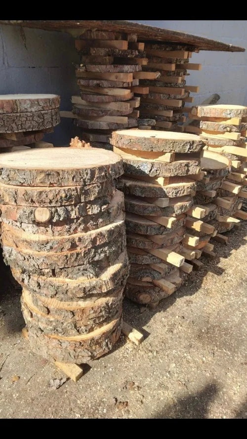 Rustic Wood Slices 1.5” Thick
