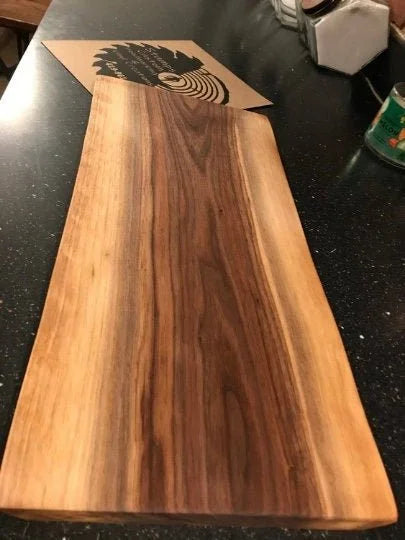 18x10" Walnut Cutting Board | Personalized Handmade Board