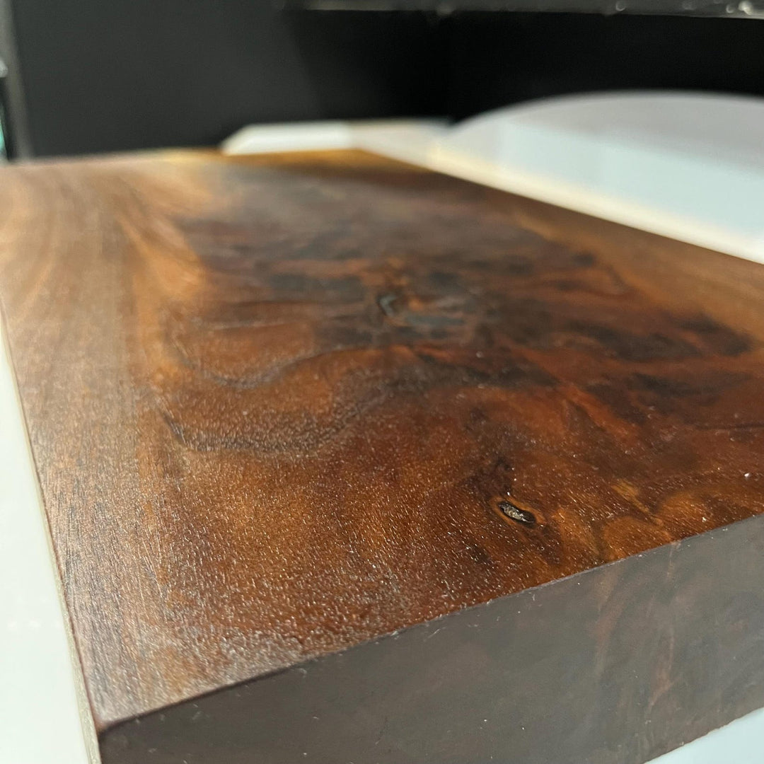 Handmade Walnut Wood Riser, Tabletop Plant Stand, Candle Display Shelf