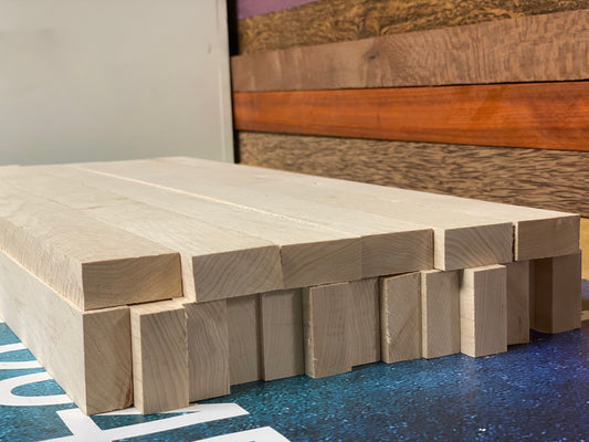 Hard Maple Cutting Board Blanks: Kiln-Dried DIY Woodworking Supplies
