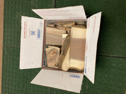 Rustic Walnut Wood Craft Scraps: 8lb DIY Project Pieces for Crafts & Art