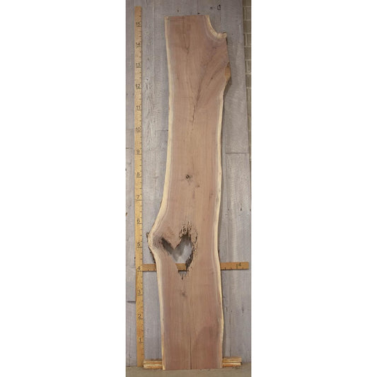 Live Edge Walnut Slab: Kiln-Dried Hardwood Lumber (1.94"x34.75"x185")