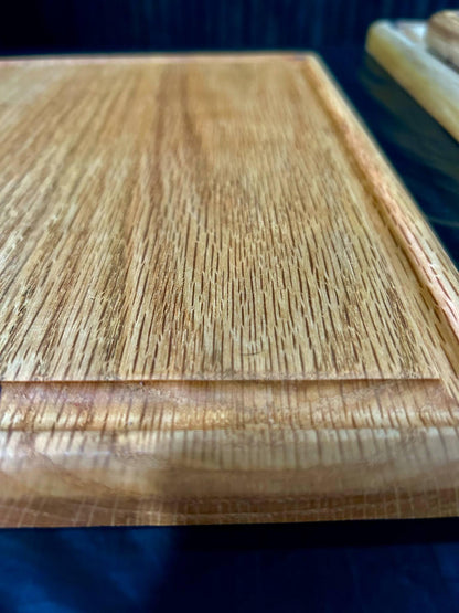 Grillfather BBQ Cutting Board – Personalized Grill Master Gift for Dad | Walnut | Fathers Day Gift for him | Stumps Custom Wood