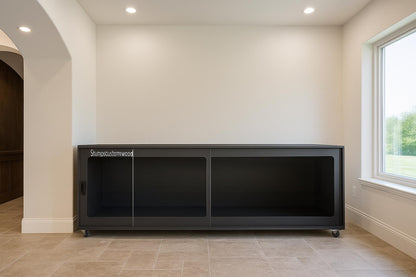 72" Black PVC Reptile Enclosure: Bioactive Habitat for Pythons, Lizards