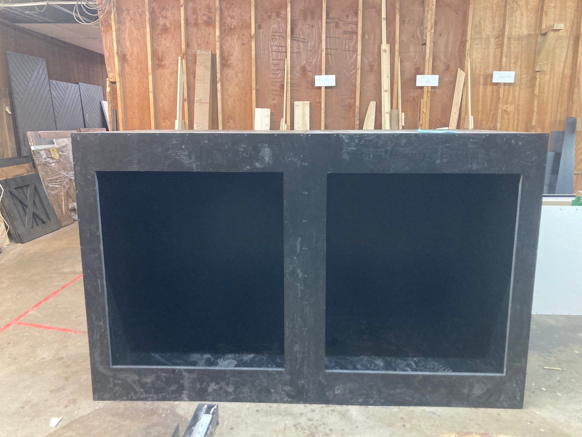 Large Bioactive PVC Reptile Enclosure with Tempered Glass Doors - Stumps Custom Wood