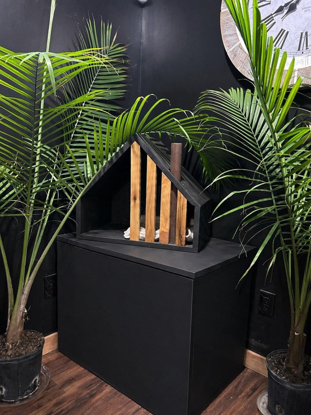 Luxury Oak Cat House | Modern Wood Cat Furniture - Stumps Custom Wood