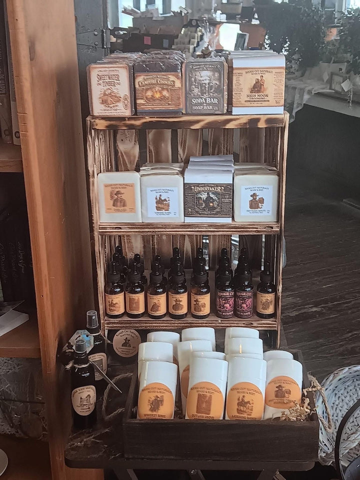 Men’s Organic Beard Care Kit Wash Conditioner Oil Gift Set - Stumps Custom Wood