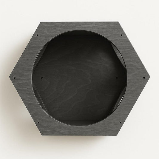 modern floating cat shelf | Wall Mounted Hut - Stumps Custom Wood