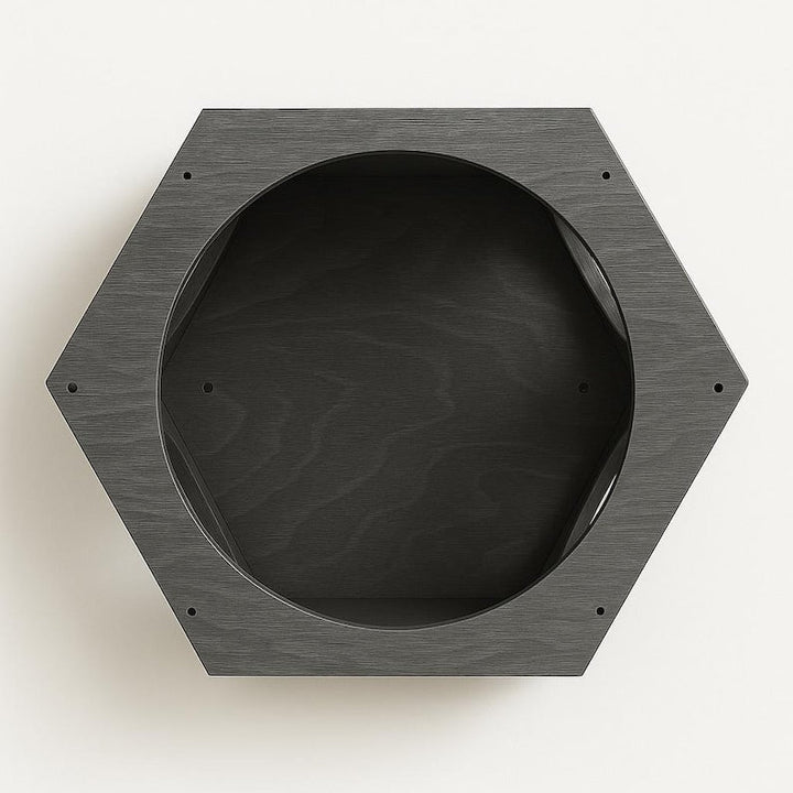 modern floating cat shelf | Wall Mounted Hut - Stumps Custom Wood