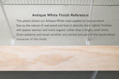 modern sliding slat baby gate reference showing natural wood stain characteristics and variations in grain pattern.