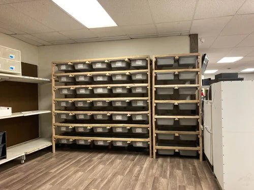 Mouse &amp; ASF Rodent Breeding Rack | Rolling Maternity Rack - Stumps Custom Wood