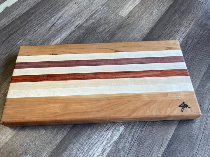 Personalized Cutting Board, Name and Date Cutting Board - Stumps Custom Wood