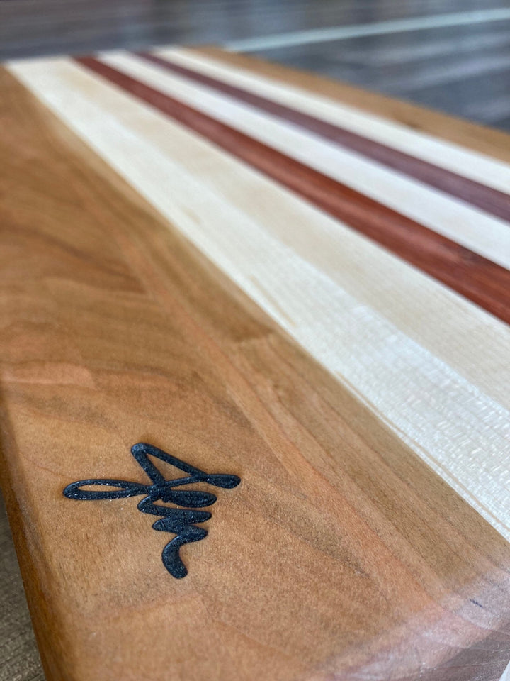 Personalized Cutting Board, Name and Date Cutting Board - Stumps Custom Wood