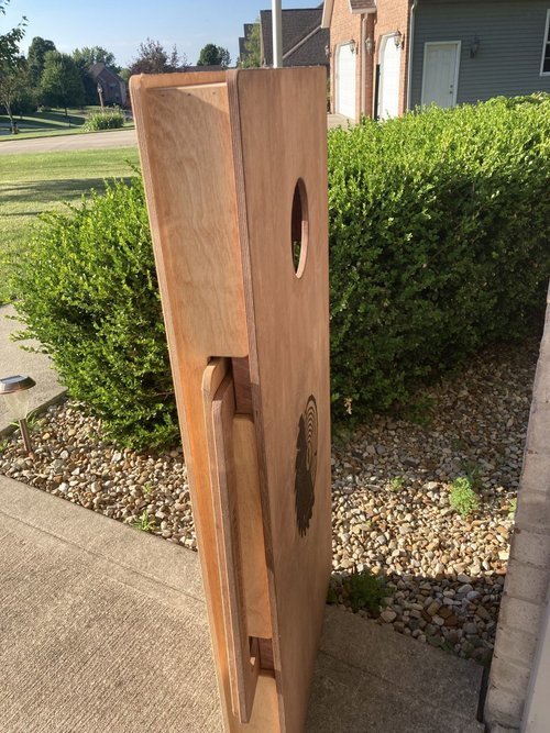 portable cornhole boards – Lightweight, All - in - One Portable Cornhole - Stumps Custom Wood