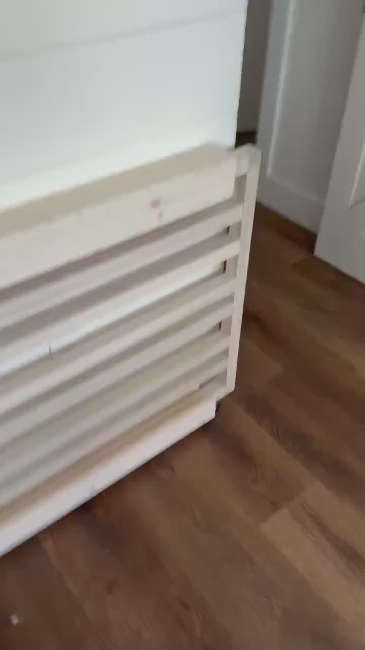 Solid Sliding Pocket Gate – Custom Interior Pet &amp; Baby Room Divider