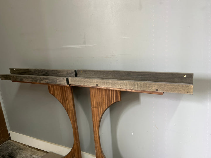 (Set of 2) Floating Picture Ledge 24” Stained Ebony (Clearance) - Stumps Custom Wood
