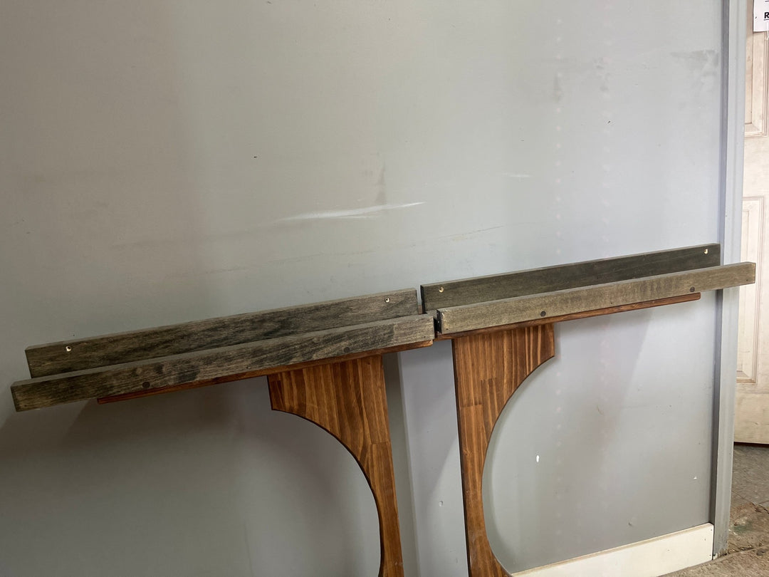 (Set of 2) Floating Picture Ledge 24” Stained Ebony (Clearance) - Stumps Custom Wood