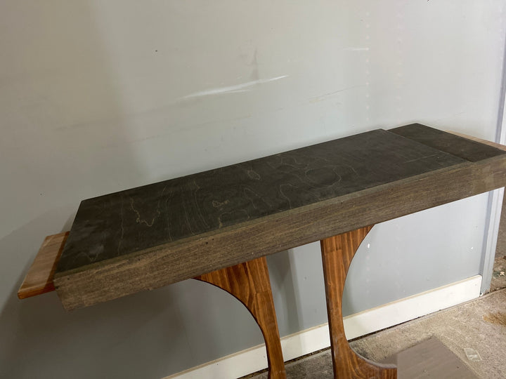 (Set of 2) Wire Shelf Covers 30” x 12” deep Stained Ebony (Clearance) - Stumps Custom Wood