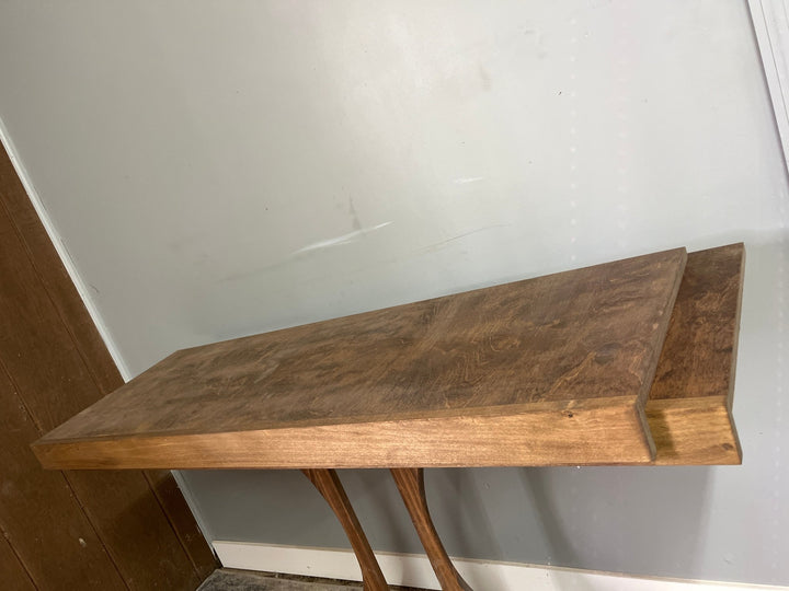 (Set of 2) Wire Shelf Covers 50.5” x 16” deep Stained Jacobean (Clearance) - Stumps Custom Wood
