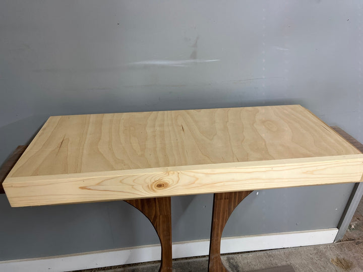 (Set of 4) Wire Shelf Covers 31” x 12” deep Stained Natural (Clearance) - Stumps Custom Wood