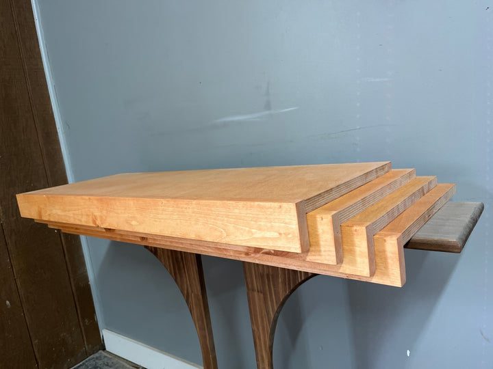 (Set of four) Wire Shelf Covers 36” x 12” deep Stained Colonial Maple (Clearance) - Stumps Custom Wood