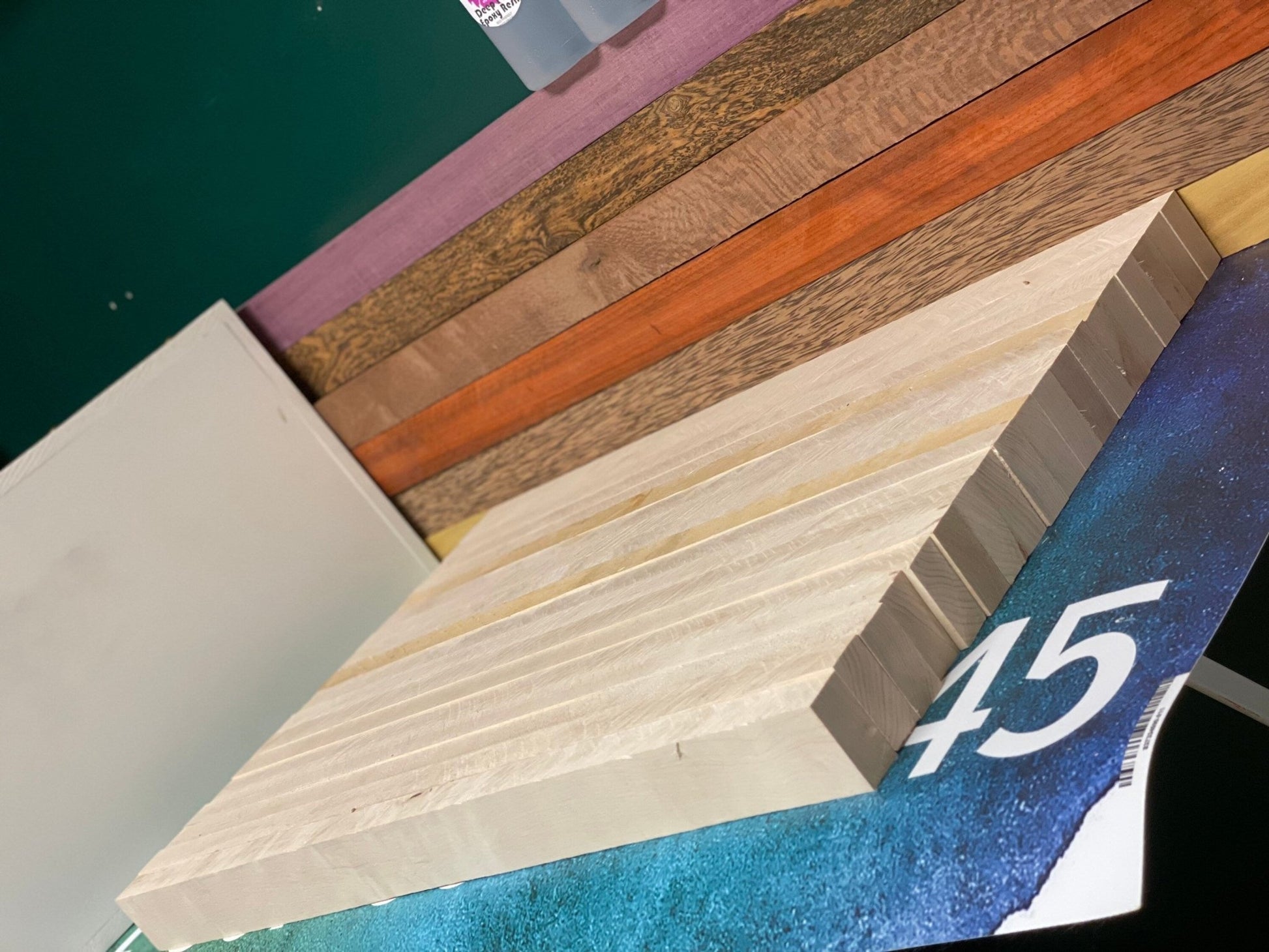 Single Hard Maple Cutting Board Blanks: Kiln Dried Wood Lumber - Stumps Custom Wood