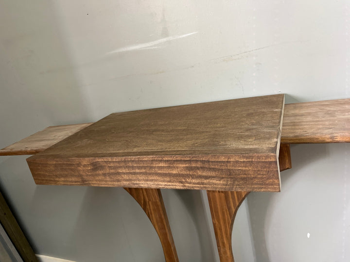 Single Wire Shelf Cover 20” x 12” deep Stained Dark Walnut (Clearance) - Stumps Custom Wood