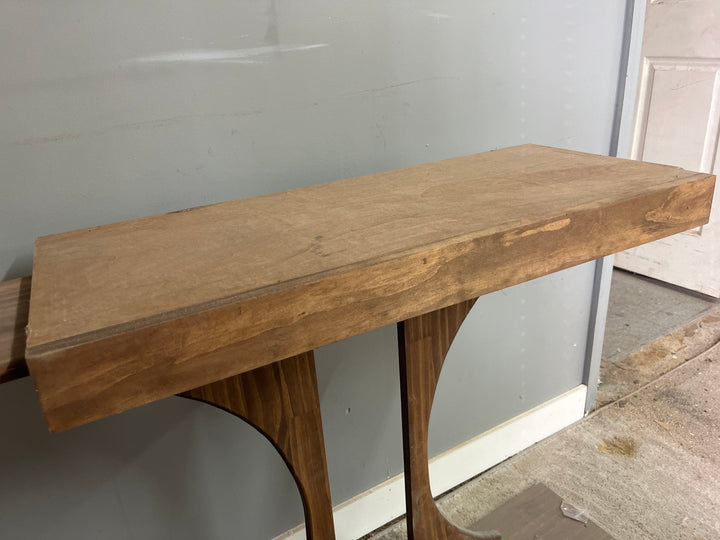 Single Wire Shelf Cover 30” x 12” deep Stained Provincial (Clearance) - Stumps Custom Wood