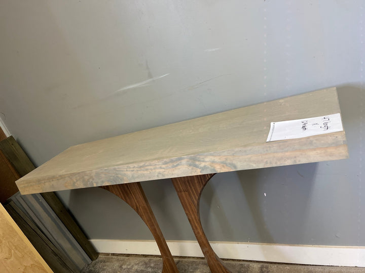 Single Wire Shelf Cover 47” x 12” deep Stained Weathered Grey (Clearance) - Stumps Custom Wood