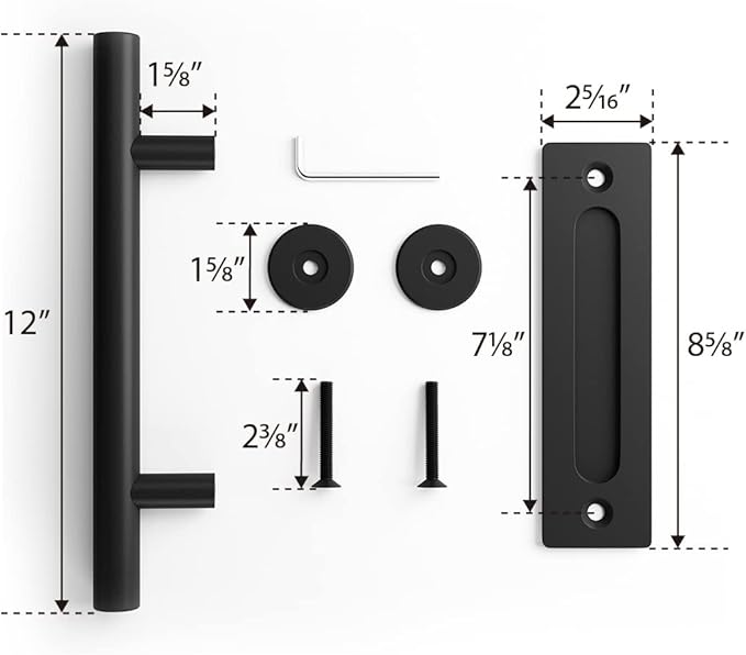 Sliding Barn Door Handle – Smooth, Flush Pull for Effortless Sliding - Stumps Custom Wood
