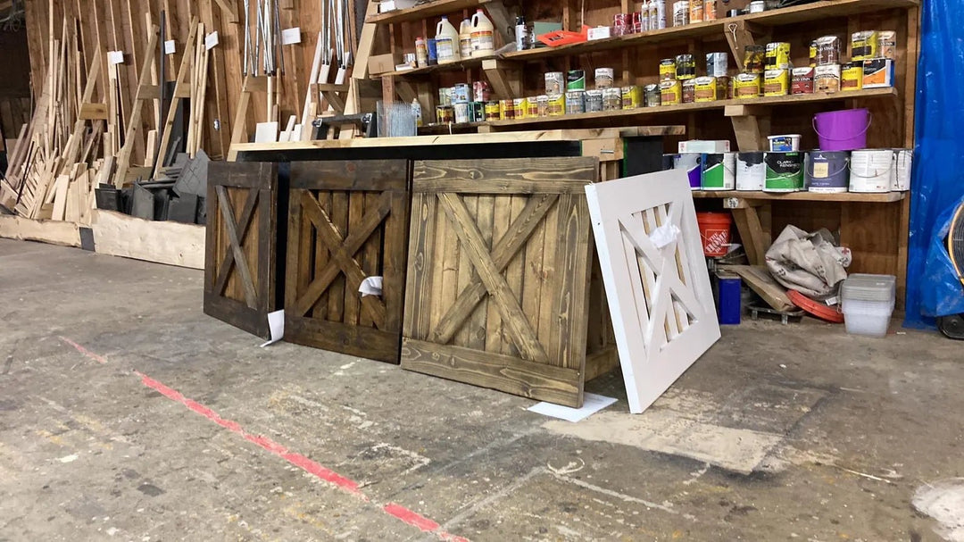 Solid Sliding Pocket Gate – Custom Interior Pet &amp; Baby Room Divider - Stumps Custom Wood