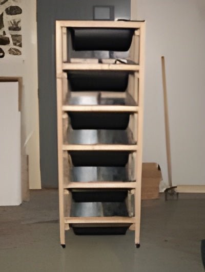 Space - Saving Rolling Rat Breeding Racks | Fully Assembled - Stumps Custom Wood